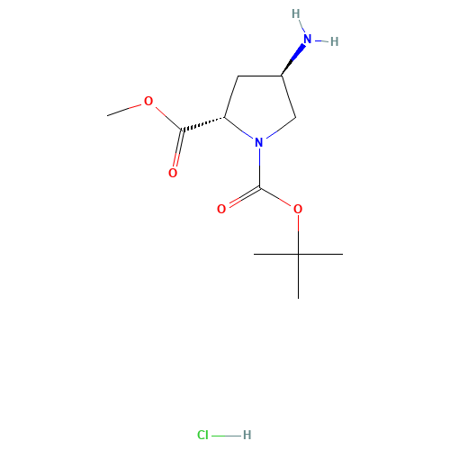N-Boc-trans-4-amino-L-proline methyl ester hydrochloride (CAS: 334999-32-5) - Related Chemical Product