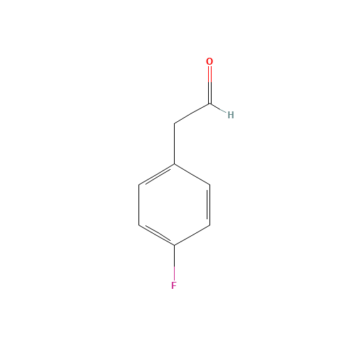 (4-FLUORO-PHENYL)-ACETALDEHYDE (CAS: 1736-67-0) - Chemical Structure and Molecular Formula 