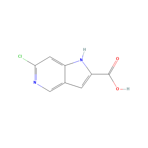 6-chloro-1H-pyrrolo[3,2-c]pyridine-2-carboxylic acid (CAS: 800401-54-1) - Related Chemical Product
