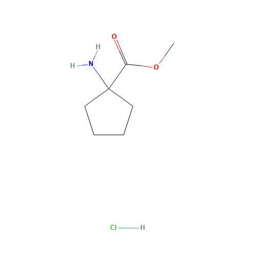 Methyl 1-amino-1-cyclopentanecarboxylate hydrochloride (CAS: 60421-23-0) - Related Chemical Product