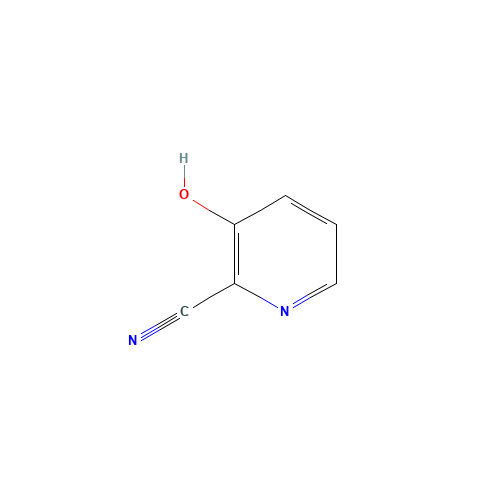 2-CYANO-3-HYDROXYPYRIDINE (CAS: 932-35-4) - Chemical Structure and Molecular Formula 