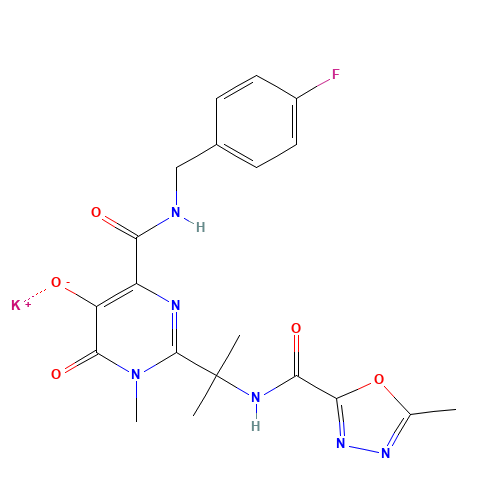 Raltegravir potassium (CAS: 871038-72-1) - Related Chemical Product