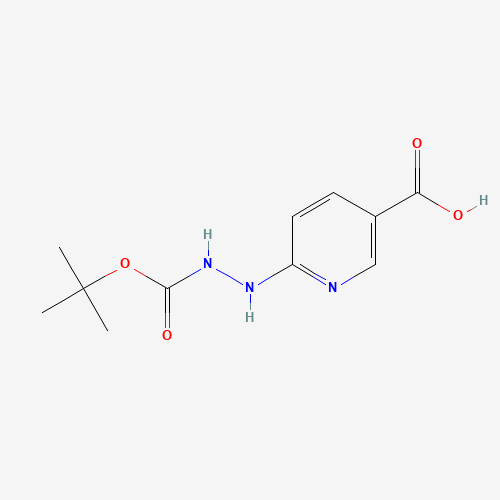 6-[2-(tert-Butoxycarbonyl)hydrazinyl]nicotinic acid (CAS: 133081-25-1) - Related Chemical Product