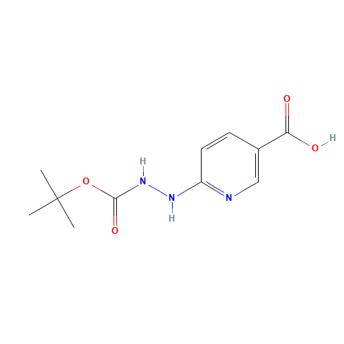 6-[2-(tert-Butoxycarbonyl)hydrazinyl]nicotinic acid (CAS: 133081-25-1) - Related Chemical Product