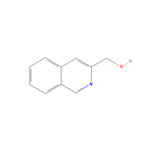 isoquinolin-3-ylmethanol (CAS: 76884-34-9) - Chemical Structure and Molecular Formula 