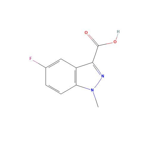 5-FLUORO-1-METHYL-1H-INDAZOLE-3-CARBOXYLIC ACID (CAS: 886368-88-3) - Related Chemical Product
