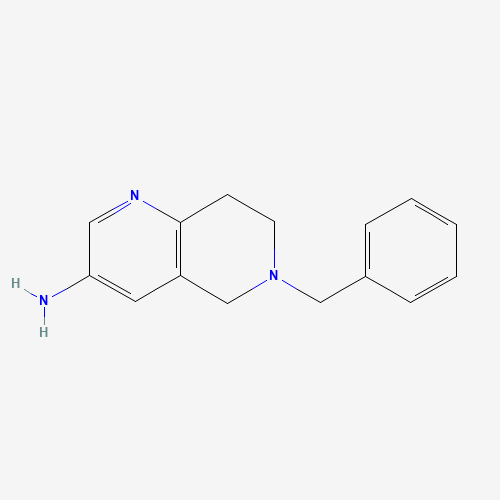 5,6,7,8-TETRAHYDRO-6-(PHEHYLMETHYL)-1,6-NAPHTHYRIDIN-3-AMINE (CAS: 214699-26-0) - Related Chemical Product