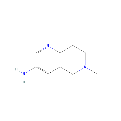 5,6,7,8-TETRAHYDRO-6-METHYL-1,6-NAPHTHYRIDIN-3-AMINE (CAS: 216966-37-9) - Related Chemical Product