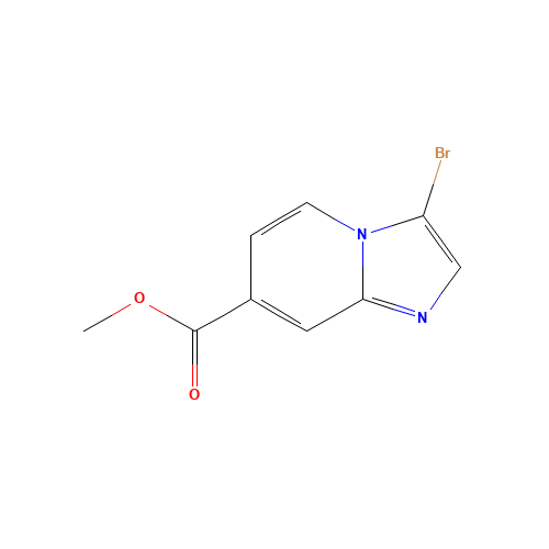 methyl 3-bromoH-imidazo[1,2-a]pyridine-7-carboxylate (CAS: 342613-63-2) - Related Chemical Product