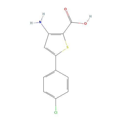 3-amino-5-(4-chlorophenyl)-2-thiophenecarboxylic acid (CAS: 187949-86-6) - Related Chemical Product