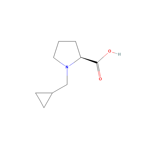 1-CYCLOPROPYLMETHYL-PYRROLIDINE-2-CARBOXYLIC ACID HYDROCHLORIDE (CAS: 342793-01-5) - Related Chemical Product