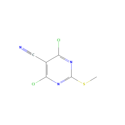 4,6-DICHLORO-2-(METHYLTHIO)PYRIMIDINE-5-CARBONITRILE (CAS: 33097-13-1) - Related Chemical Product