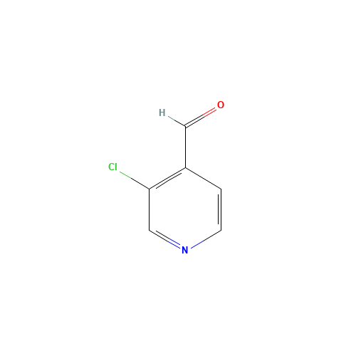 3-CHLOROISONICOTINALDEHYDE (CAS: 72990-37-5) - Chemical Structure and Molecular Formula 