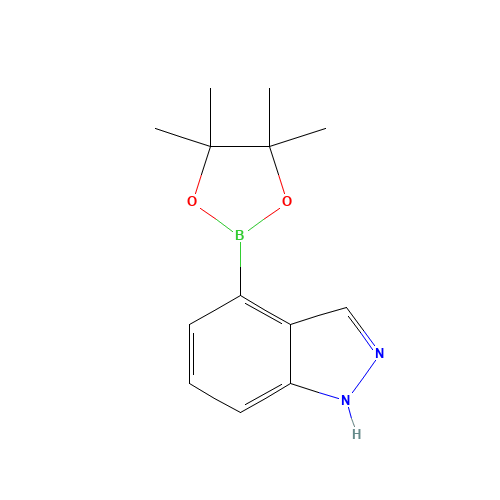 4-(4,4,5,5-TETRAMETHYL-[1,3,2]DIOXABOROLAN-2-YL)-1H-INDAZOLE (CAS: 885618-33-7) - Related Chemical Product