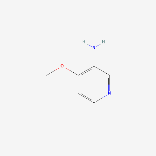 3-AMINO-4-METHOXYPYRIDINE (CAS: 33631-09-3) - Chemical Structure and Molecular Formula 