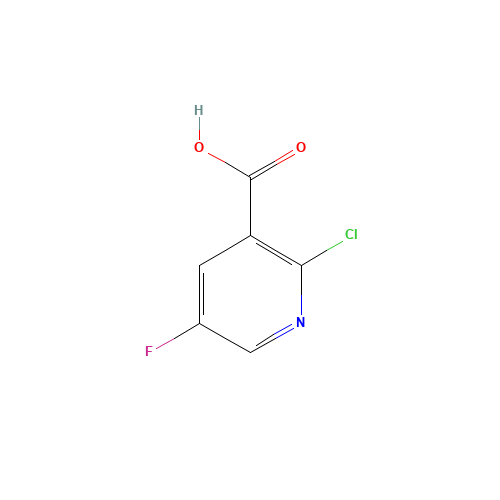 2-Chloro-5-fluoronicotinic acid (CAS: 38186-88-8) - Related Chemical Product