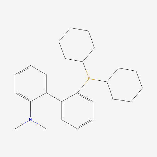 2-Dicyclohexylphosphino-2'-(N,N-dimethylamino)biphenyl (CAS: 213697-53-1) - Chemical Structure and Molecular Formula 