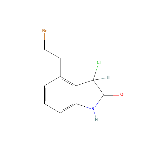 4-(2'-BROMOETHYL)-3-CHLORO-1,3-DIHYDRO-2H-INDOLE-2-ONE (CAS: 120427-95-4) - Related Chemical Product