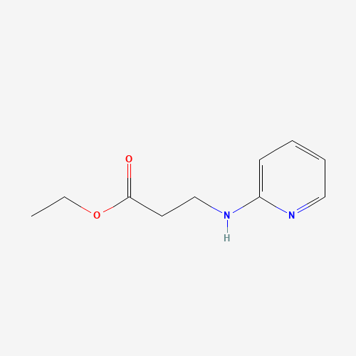 N-[2]PYRIDYL-B-ALANIN-ETHYL ESTER (CAS: 103041-38-9) - Chemical Structure and Molecular Formula 