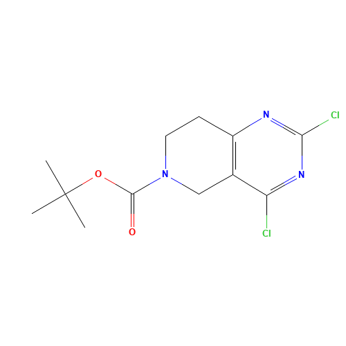 TERT-BUTYL 2,4-DICHLORO-7,8-DIHYDROPYRIDO[4,3-D]PYRIMIDINE-6(5H)-CARBOXYLATE (CAS: 635698-56-5) - Related Chemical Product