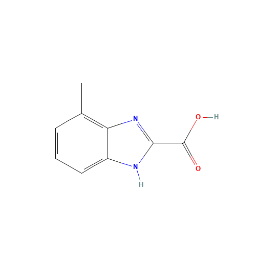 1H-Benzimidazole-2-carboxylicacid,4-methyl-(9CI) (CAS: 673487-32-6) - Related Chemical Product