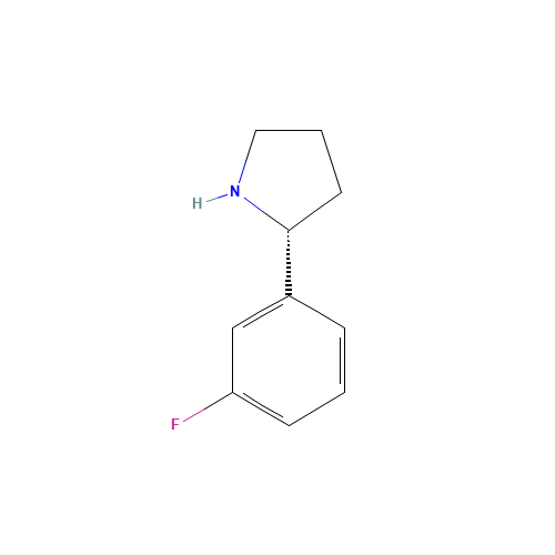 (R)-2-(3-Fluorophenyl)pyrrolidine (CAS: 920274-03-9) - Related Chemical Product
