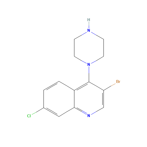 3-BROMO-7-CHLORO-4-(PIPERAZIN-1-YL)QUINOLINE (CAS: 927801-09-0) - Related Chemical Product