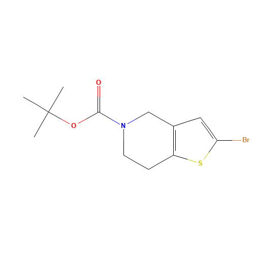 TERT-BUTYL 2-BROMO-6,7-DIHYDROTHIENO[3,2-C]PYRIDINE-5(4H)CARBOXYLATE (CAS: 949922-62-7) - Related Chemical Product