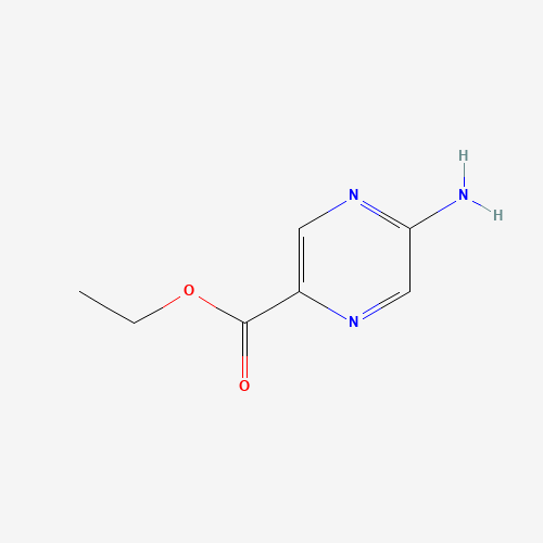 Ethyl 5-amino-2-pyrazinecarboxylate (CAS: 54013-06-8) - Chemical Structure and Molecular Formula 