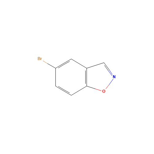 1,2-BENZISOXAZOLE,5-BROMO- (CAS: 837392-65-1) - Chemical Structure and Molecular Formula 