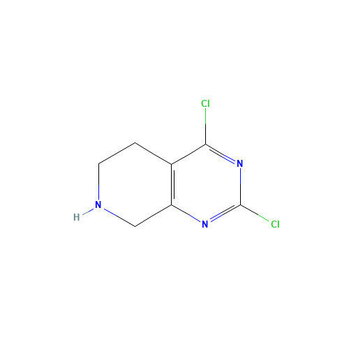 2,4-dichloro-5,6,7,8-tetrahydropyrido[3,4-d]pyrimidine HCl salt (CAS: 1000578-08-4) - Related Chemical Product