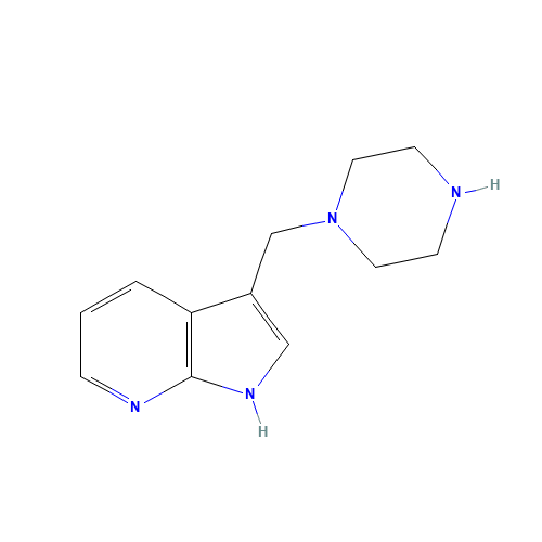 1H-Pyrrolo[2,3-b]pyridine,3-(1-piperazinylmethyl)- (CAS: 625386-57-4) - Related Chemical Product