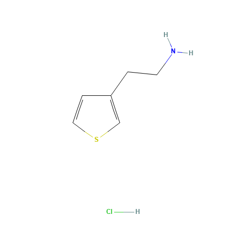3-AMINOETHYLTHIOPHENE HCL (CAS: 34843-84-0) - Related Chemical Product