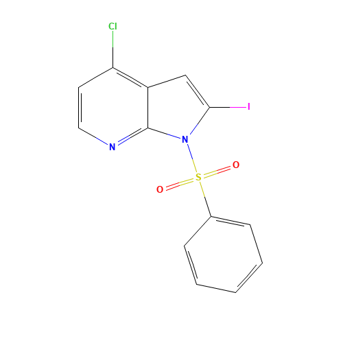 1-Benzenesulfonyl-4-chloro-2-iodo-7-azaindole (CAS: 940948-30-1) - Related Chemical Product
