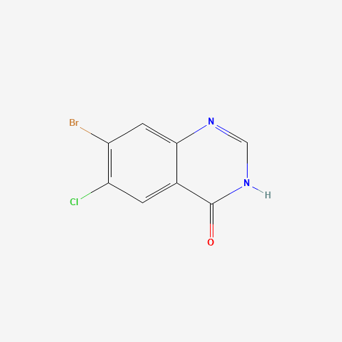 7-Bromo-6-chloro-4-quinazolinone (CAS: 17518-98-8) - Related Chemical Product