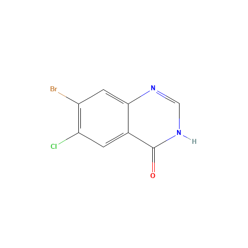 7-Bromo-6-chloro-4-quinazolinone (CAS: 17518-98-8) - Related Chemical Product