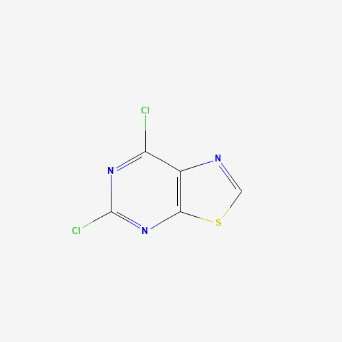 5,7-dichlorothiazolo[5,4-d]pyrimidine (CAS: 13479-88-4) - Chemical Structure and Molecular Formula 