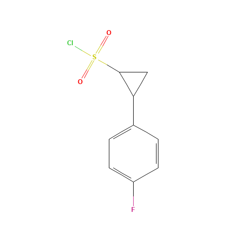 2-(4-Fluorophenyl)cyclopropane-1-sulfonyl chloride (CAS: 927636-15-5) - Related Chemical Product