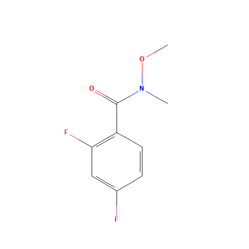 2,4-DIFLUORO-N-METHOXY-N-METHYLBENZAMIDE (CAS: 198967-25-8) - Related Chemical Product