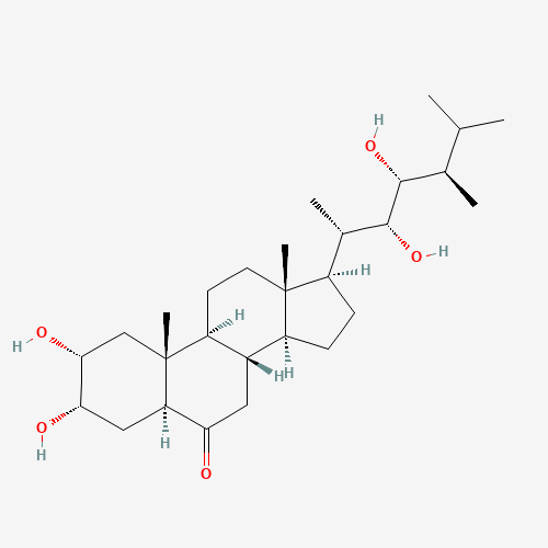EPICASTASTERONE (CAS: 72050-71-6) - Chemical Structure and Molecular Formula 