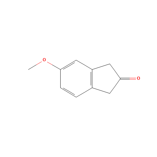 5-Methoxy-2-indanone (CAS: 76413-89-3) - Chemical Structure and Molecular Formula 