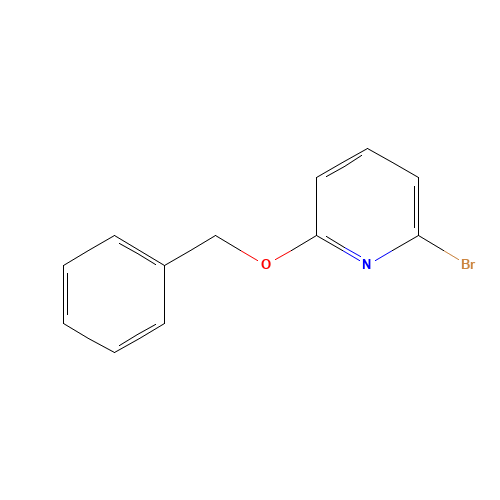 2-BROMO-6-BENZYLOXYPYRIDINE (CAS: 117068-71-0) - Chemical Structure and Molecular Formula 
