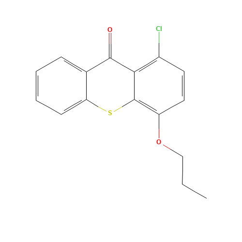 1-Chloro-4-propoxythioxanthone (CAS: 142770-42-1) - Chemical Structure and Molecular Formula 