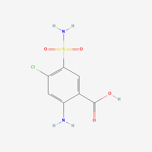 4-Chloro-5-sulfamoylanthranilic Acid (CAS: 3086-91-7) - Related Chemical Product