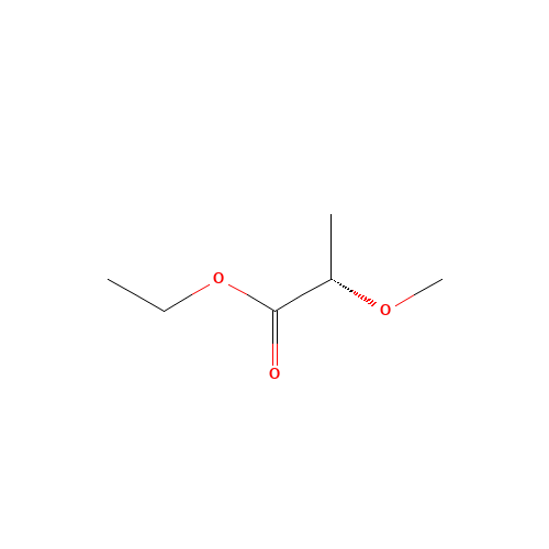 ETHYL (S)-(-)-2-METHOXYPROPIONATE (CAS: 41918-08-5) - Chemical Structure and Molecular Formula 