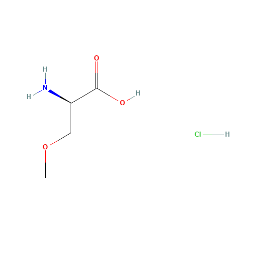 (R)-2-Amino-3-methoxypropanoic acid hydr... (CAS: 86118-10-7) - Chemical Structure and Molecular Formula 