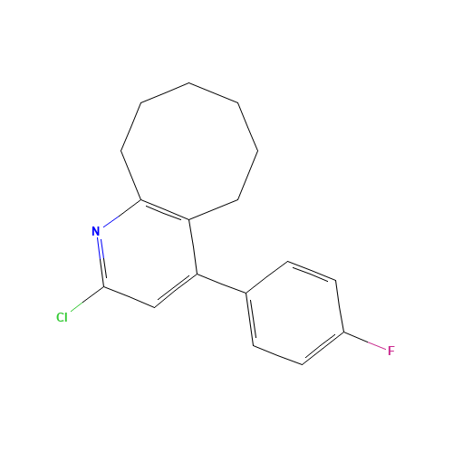 2-Chloro-4-(4-fluorophenyl)-5,6,7,8,9,10... (CAS: 132813-14-0) - Related Chemical Product