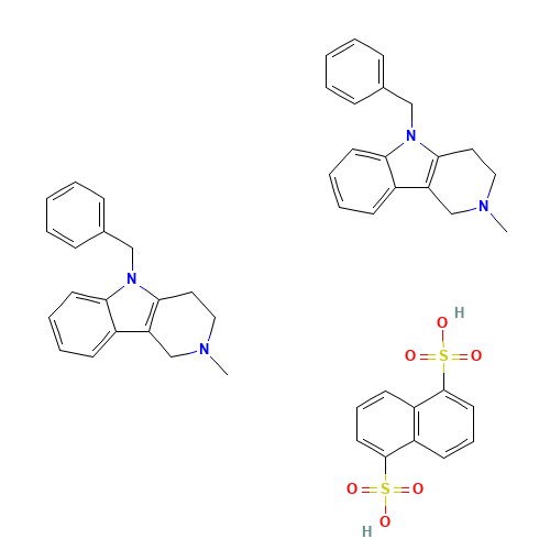 Mebhydrolin napadisylate (CAS: 6153-33-9) - Chemical Structure and Molecular Formula 