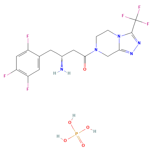 Sitagliptin phosphate (CAS: 654671-78-0) - Related Chemical Product