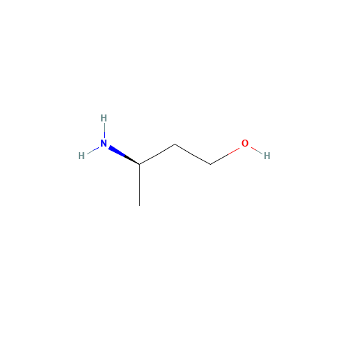 (R)-3-AMINO-1-BUTANOL (CAS: 61477-40-5) - Chemical Structure and Molecular Formula 